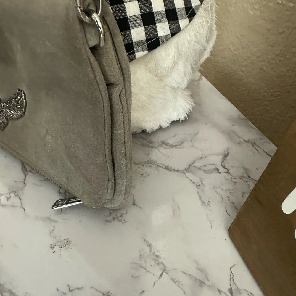 ZADIG & VOLTAIRE  SUEDE BAG - Picture 4 of 16